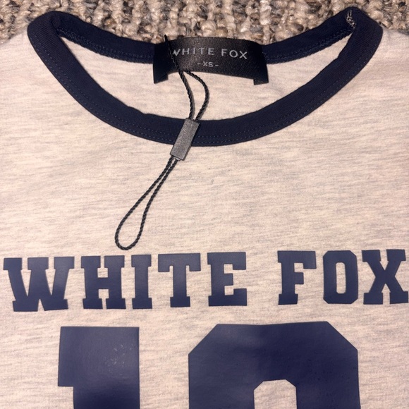 White fox crop top - Picture 2 of 3